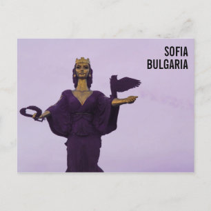 Carte Postale Sculpture de la Sainte-Sophie à Sofia, Bulgarie