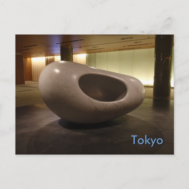 Carte Postale Sculpture de Tokyo (Devant)