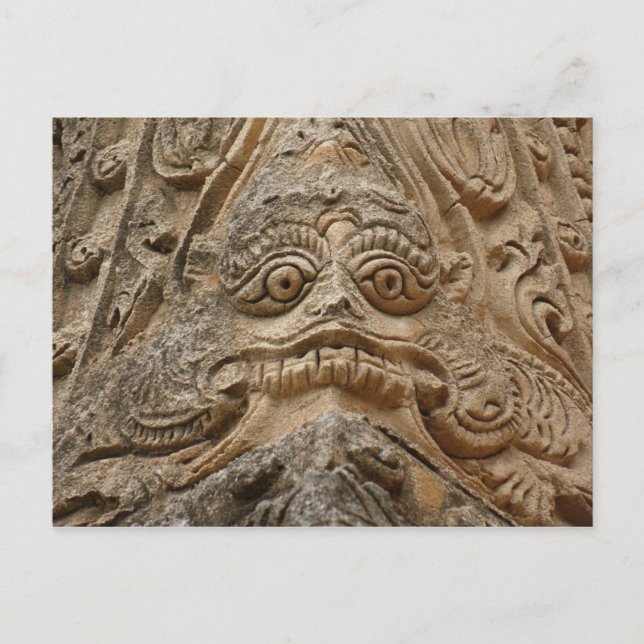 Carte Postale Sculpture du temple (Devant)