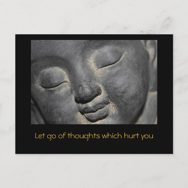 Carte Postale Sculpture en pierre douce Bouddha (Devant)