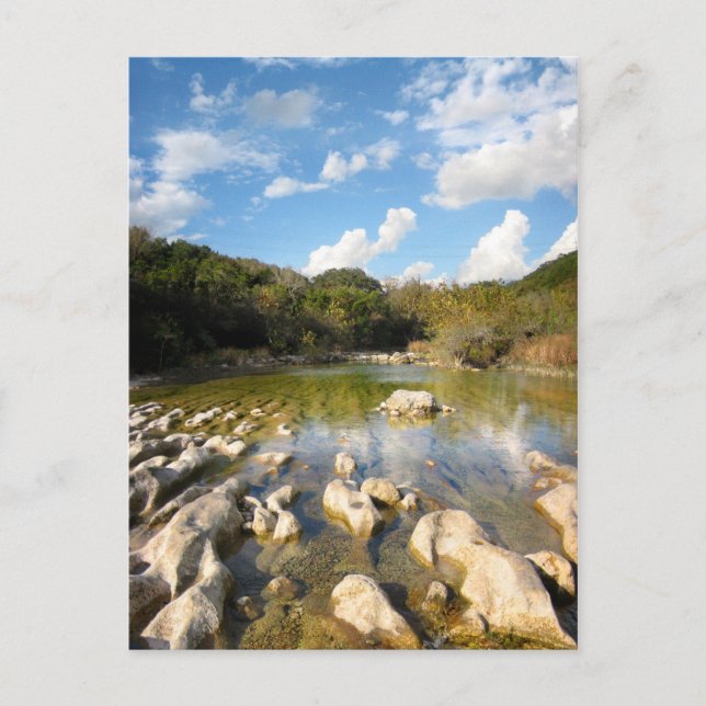 Carte Postale Sculpture Falls Barton Creek à Austin Texas 2 (Devant)