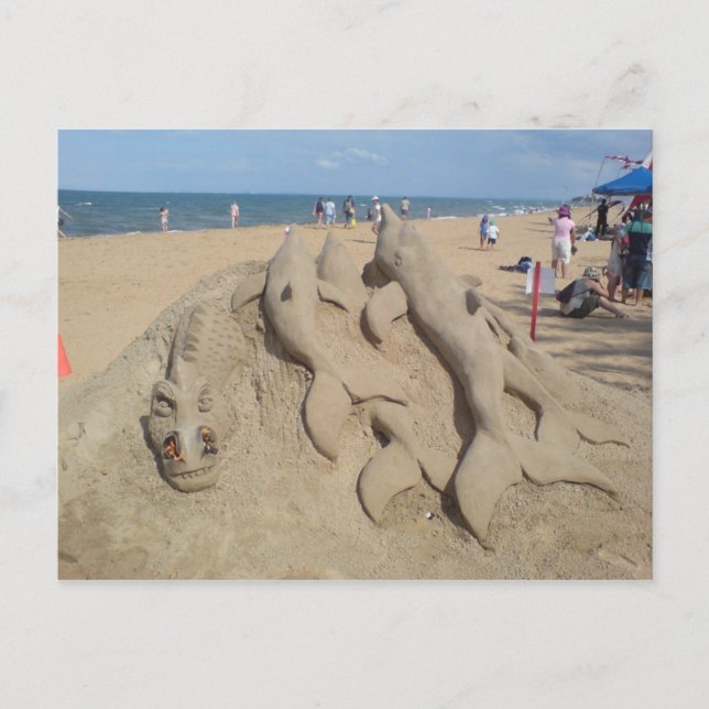 Carte Postale Sculptures en sable (Devant)