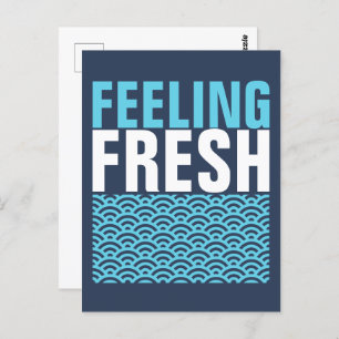 Carte Postale Se sentir frais