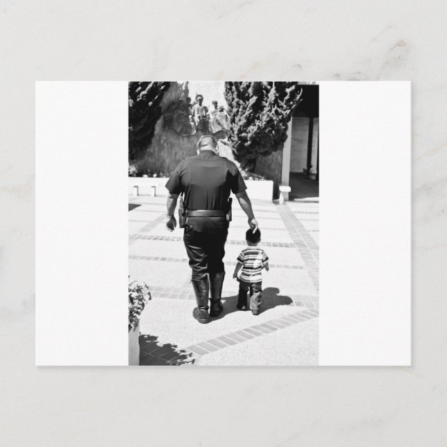 Carte Postale Se souvenir de Cops Care (Devant)