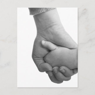 Carte Postale se tenant par la main