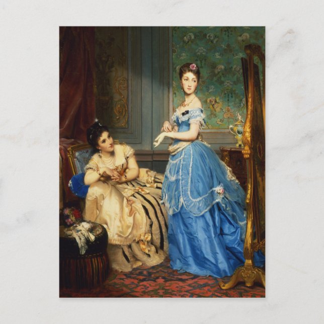 Carte Postale Se vêtir, 1869 (Devant)