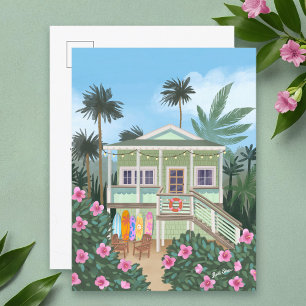 Carte Postale Sea Foam Green Beach House