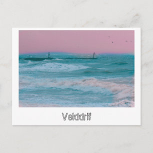 Carte Postale Sea Ocean Velddrif Afrique du Sud Tempête naturell
