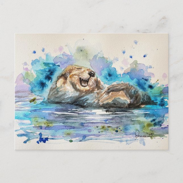 Carte postale Sea Otter (Devant)