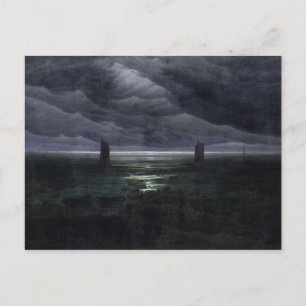 Carte Postale Sea Shore in Moonlight, 1835-36