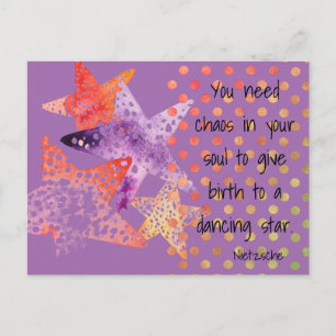 Carte Postale Sea Stars, Star Fish and Dots - Balnéaire