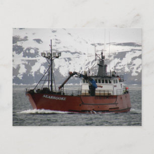 Carte Postale Seabrooke, Bateau de crabe à Dutch Harbour, Alaska