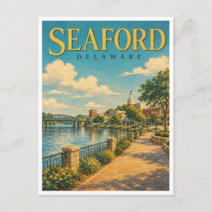 Carte Postale Seaford Delaware Riverwalk GeoSaga