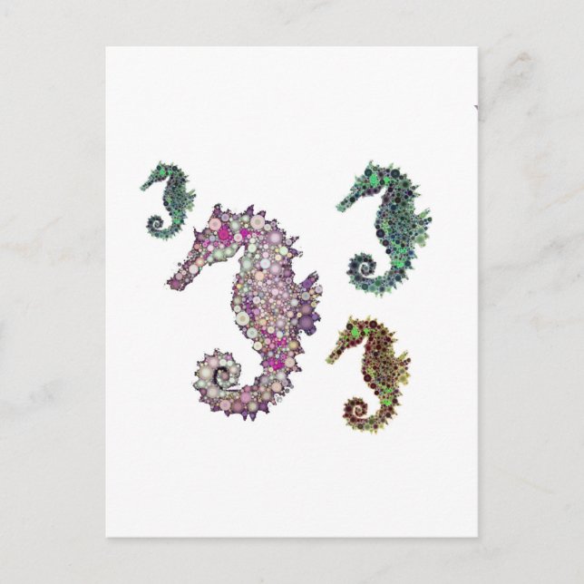 Carte Postale Seahors Art par LeahG (Devant)