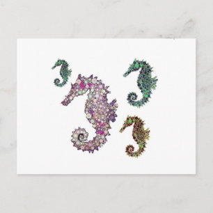 Carte Postale Seahors Art par LeahG