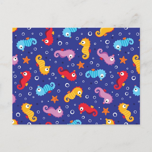 Carte Postale Seahors Motif sans voile (Devant)