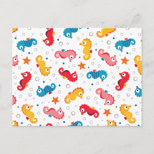 Carte Postale Seahors Motif sans voile
