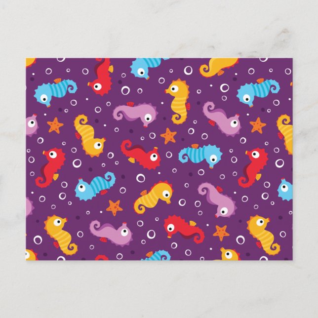 Carte Postale Seahors Motif sans voile (Devant)