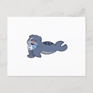 Carte Postale Seal with Fish (3).PNG