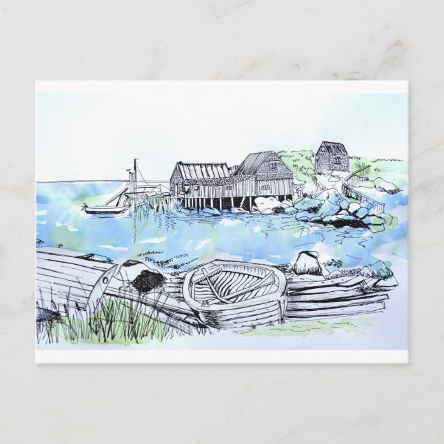 Carte Postale Seascape. (Devant)