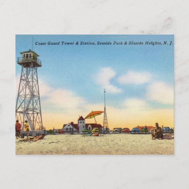 Carte Postale Seaside Park et Seaside Heights, New Jersey (Devant)