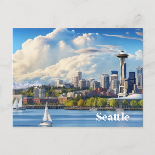 Carte postale Seattle (Devant)
