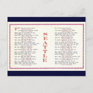 Carte Postale Seattle