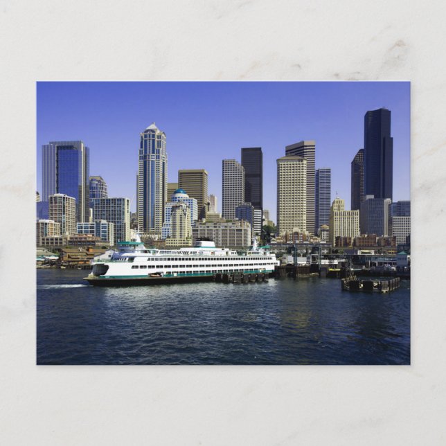 Carte Postale Seattle Ferry État de Washington (Devant)