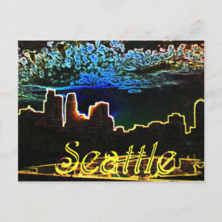 Carte Postale Seattle Glows