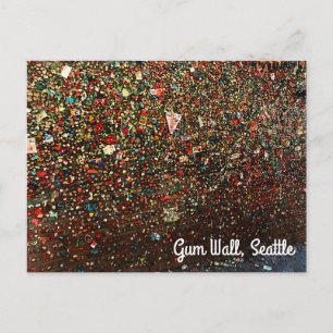 Carte postale Seattle Gum Wall #3