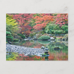 Carte Postale Seattle, jardin japonais de l'Arboretum