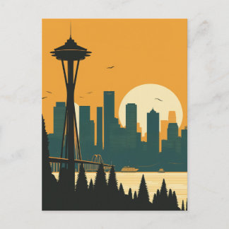 CARTE POSTALE SEATTLE N° 1