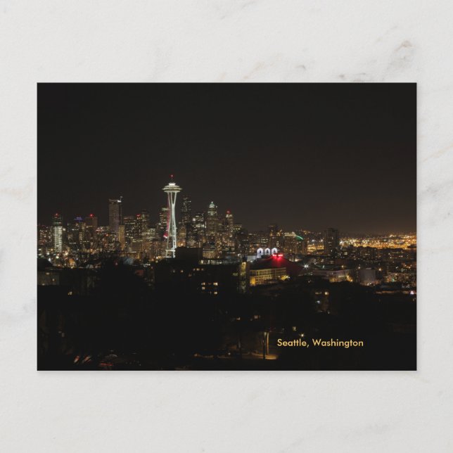 Carte postale Seattle Skyline (Devant)