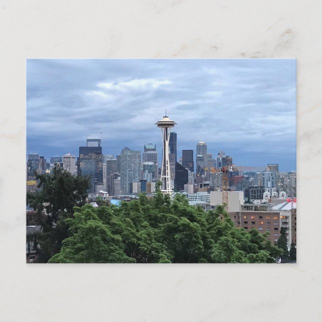 Carte Postale Seattle Skyline (Devant)