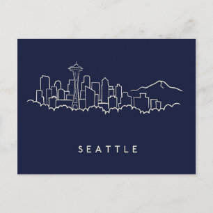 Carte Postale Seattle Skyline