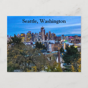 Carte postale Seattle Skyline #7