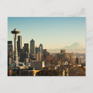 Carte Postale Seattle skyline et Space Needle