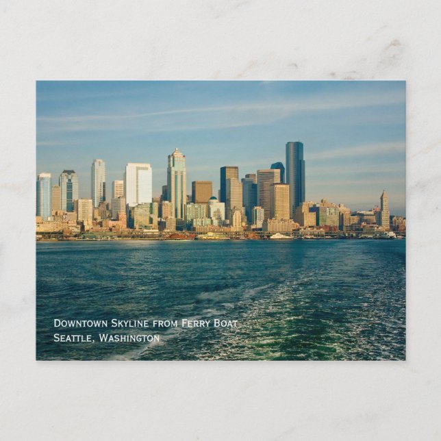 Carte Postale Seattle Skyline Postcard (Devant)