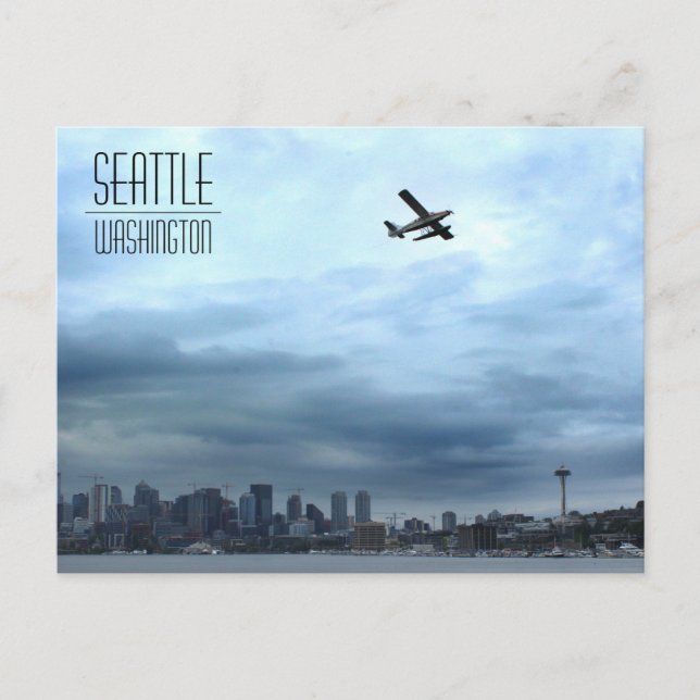 Carte Postale Seattle, WA Seaplane Taking Off from Lake Union (Devant)