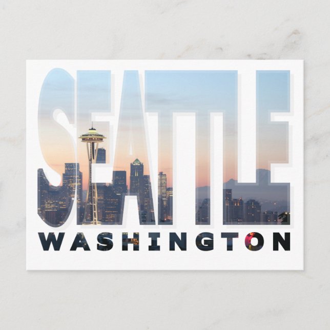 Carte postale Seattle, Washington (Devant)