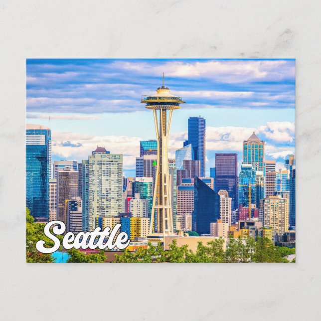 Carte Postale Seattle, Washington, États-Unis (Devant)