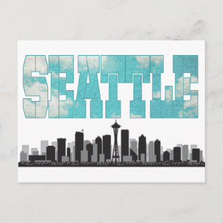 Carte Postale Seattle Washington Skyline