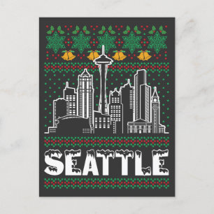 Carte Postale Seattle Washington Vileux Noël