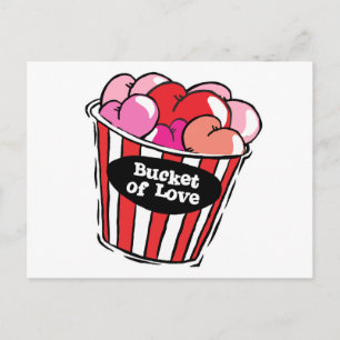 Carte Postale seau d'amour