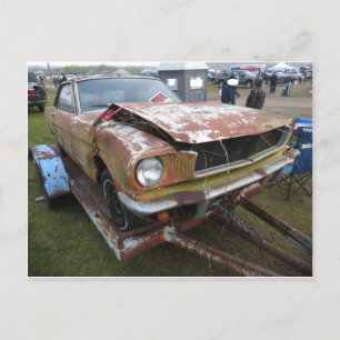 Carte Postale Seau De Rouille Avec Cou De Bent