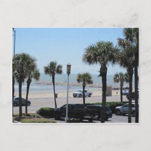 Carte postale: Seawall Boulevard - Galveston, Texa