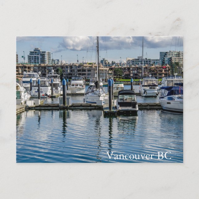 Carte Postale Seawall Vancouver BC (Devant)