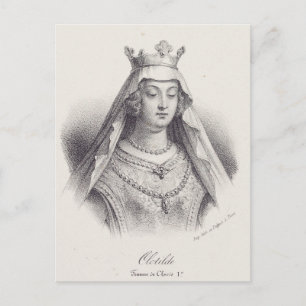 Carte Postale Seconde femme de Clovis