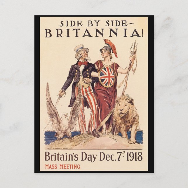 Carte Postale Seconde Guerre mondiale de Britannia (Devant)
