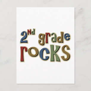 Carte Postale Seconde Rocks de 2e année